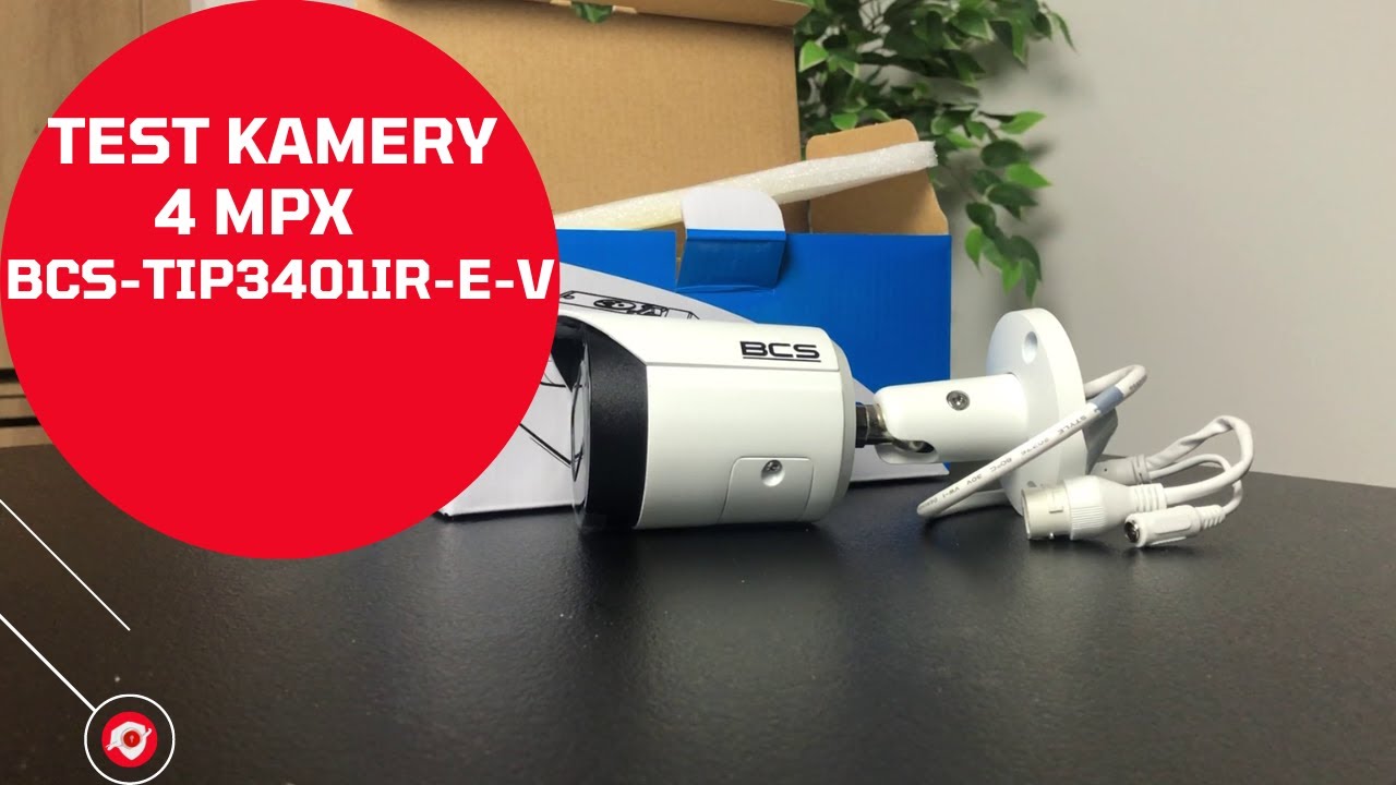 BCS LINE Test Kamery IP 4 Megapiksele BCS TIP3401IR-E-V