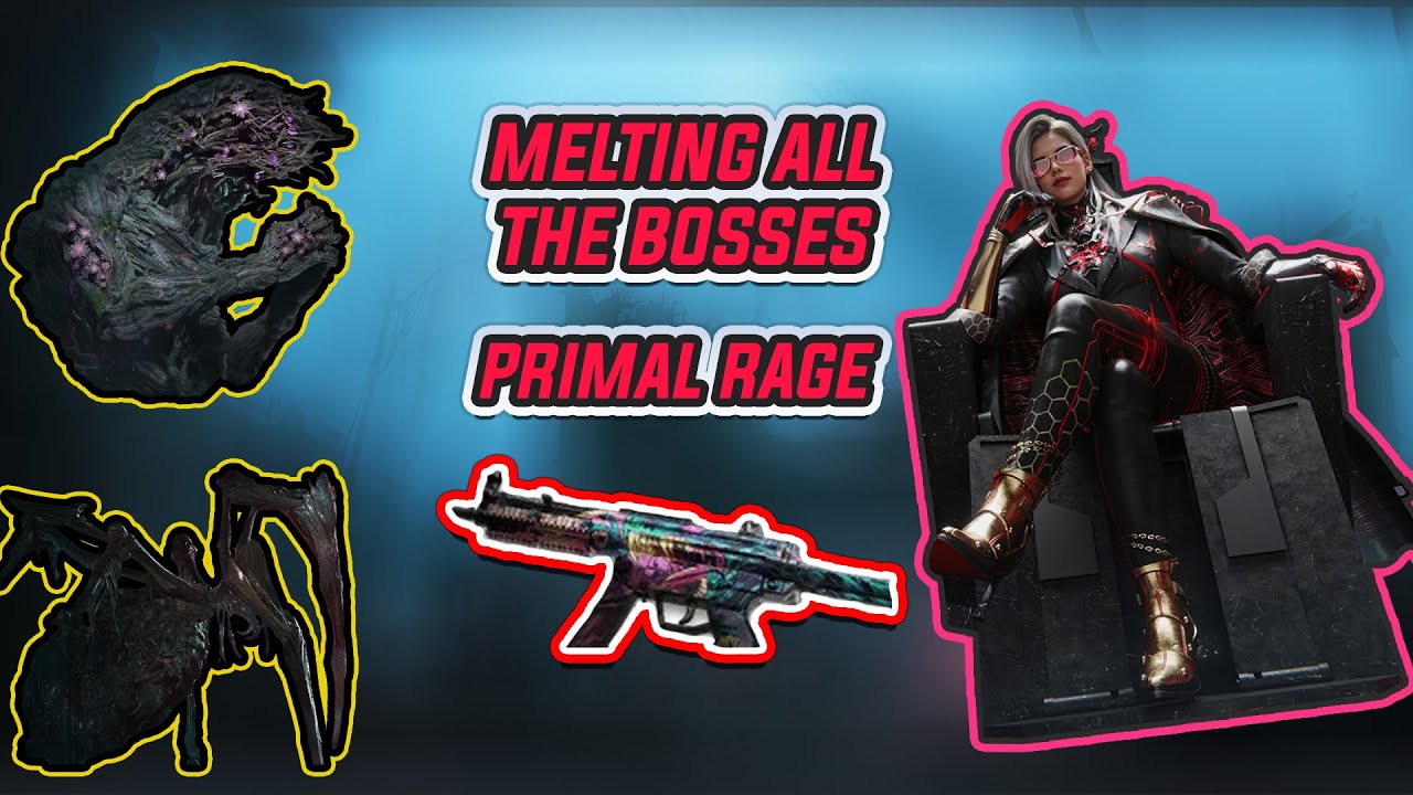 Soloing Bosses with MPS5 Primal Rage | Best Once Human Build For Bosses Forsaken Giant #oncehuman