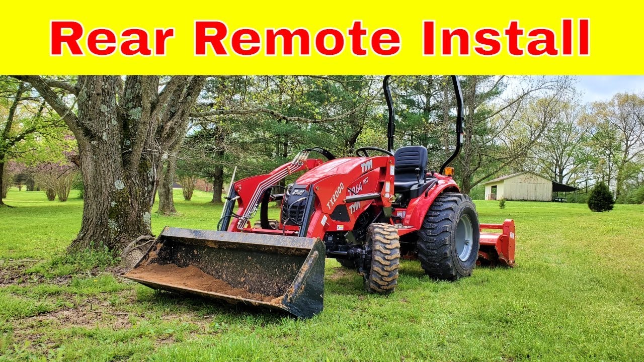 Tractor Rear Remote Install TYM T233, T234, T264, T273, T293, T25