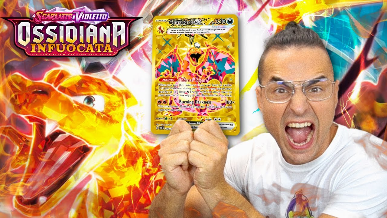IL CHARIZARD PIÙ RICERCATO DI SEMPRE! - APRO 36 BUSTINE POKEMON OSSIDIANA INFUOCATA