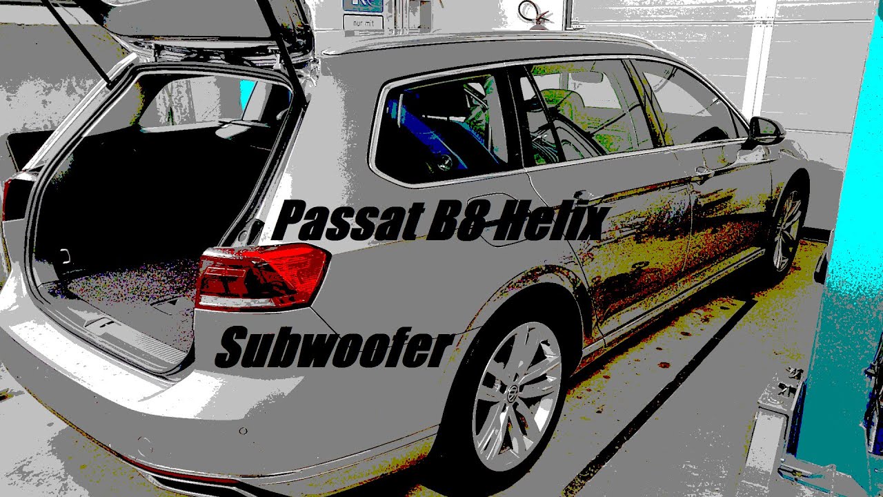 Passat B8 Facelift 2020 MIB3 Helix Subwoofer Einbau Tutorial
