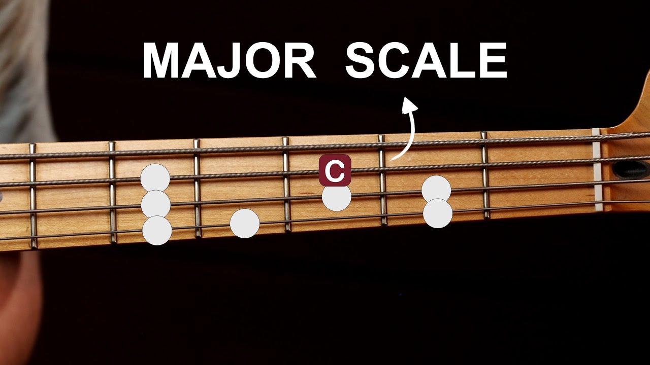 SCALES for Beginners - The major scale (Bass lesson)