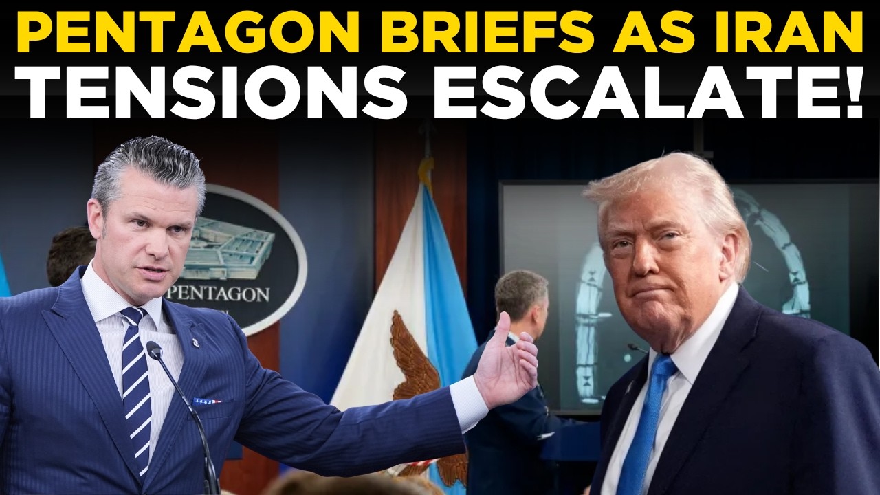 LIVE: Trump DECLARES WAR On IRAN? US Military EMERGENCY Briefing At Pentagon Amid Houthi Strikes