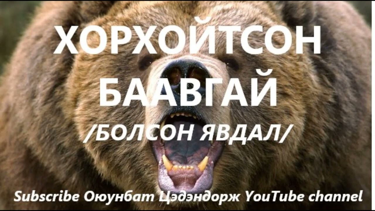 ХОРХОЙТСОН БААВГАЙН АЮУЛ /Болсон явдал /Bolson yavdal