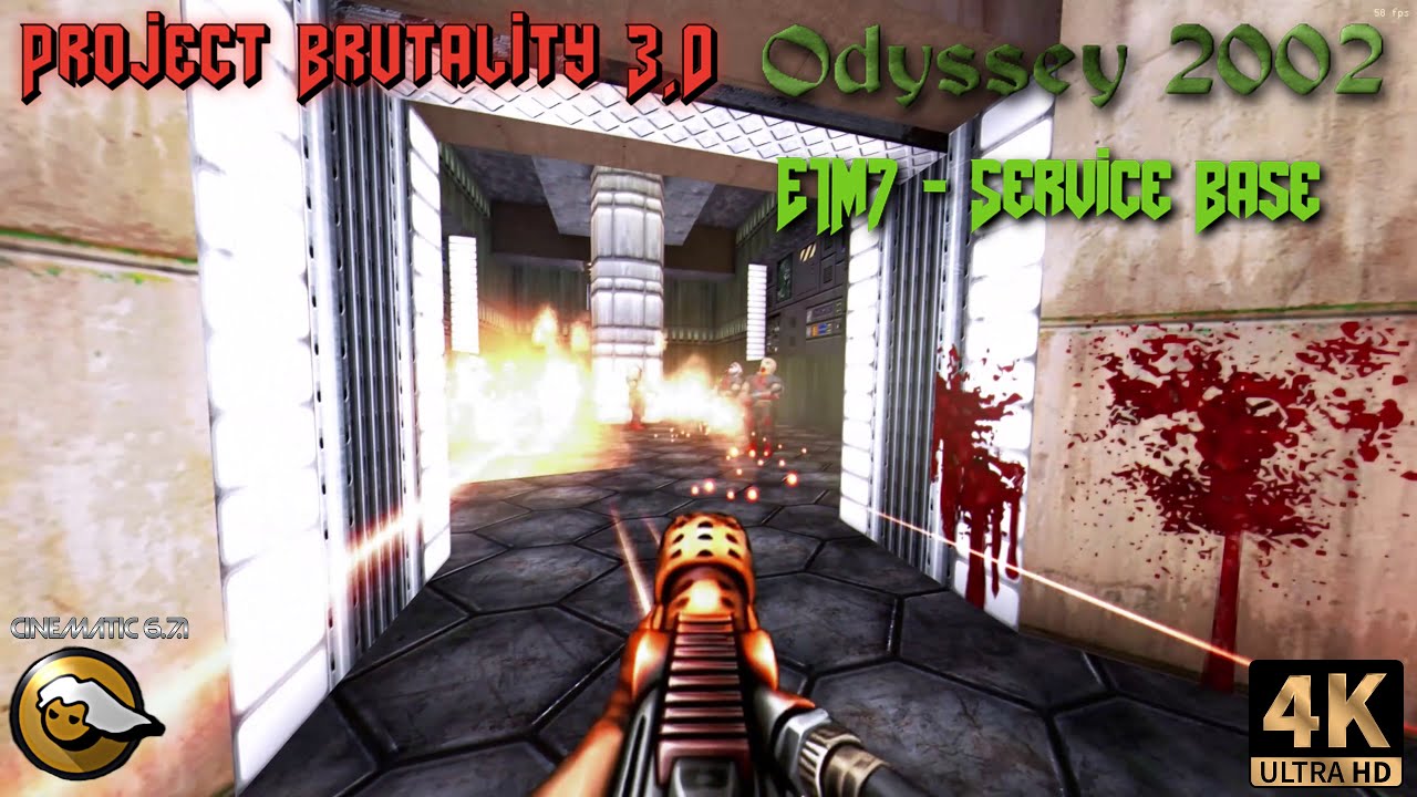 Project Brutality 3.0 - Odyssey 2002 - E1M7 - Service Base #Reshade