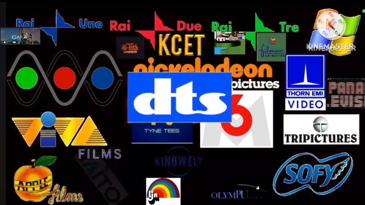 All logos from Error nightmares at one time in a black back background 