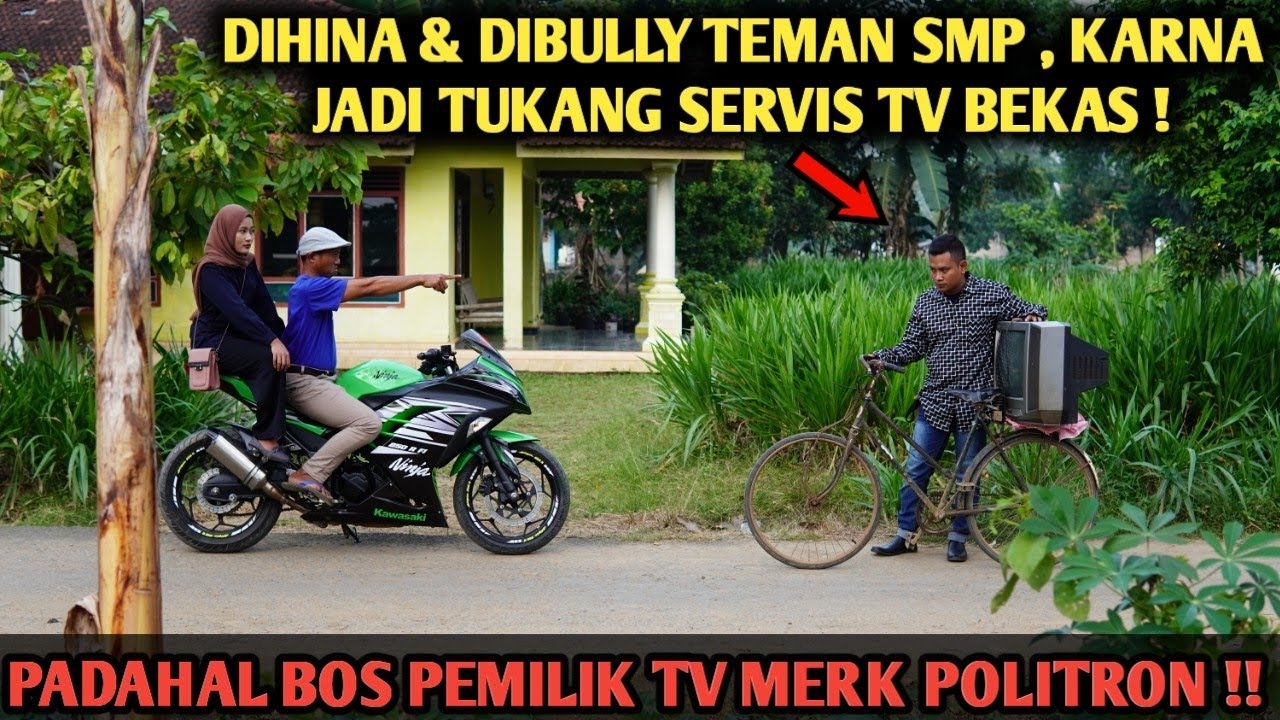 DIHINA & DIBULLY TEMAN SMP KARNA TUKANG SERVIS TV, PADAHAL SEKARANG BOS BESAR PEMILIK POLITRON ‼️