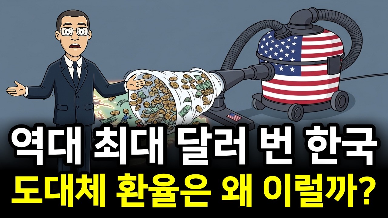 현재 한국에서 고환율이 유지되고 있는 4가지 구조적 원인 | 이제 환율 1400원이 당연한 뉴노멀 시대!?