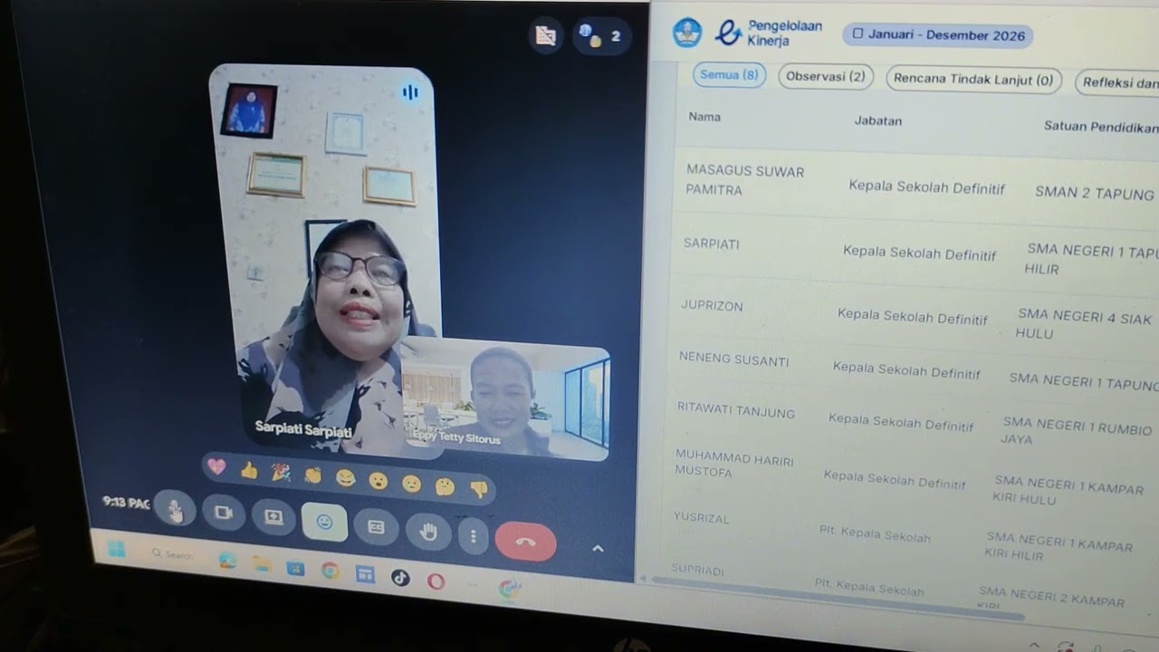 Pendampingan Sekolah SMAN1 Tapung Hilir