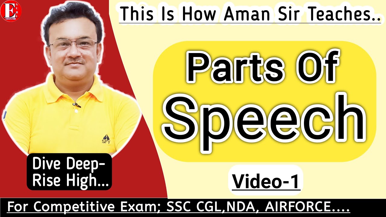 English Parts of Speech Grammar | Video 1 | An Eye Opening Introduction of 8 Parts of Speech |
