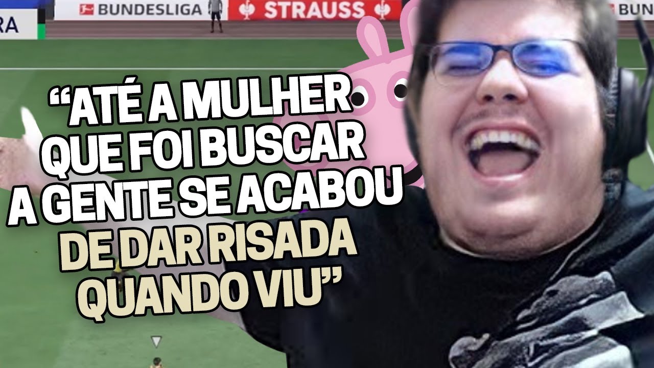PIG PAGOU 90 REAIS PRA CORTAR O CABELO E FICOU HORRÍVEL - CASIMIRO JOGANDO FIFA | Cortes do Casimito