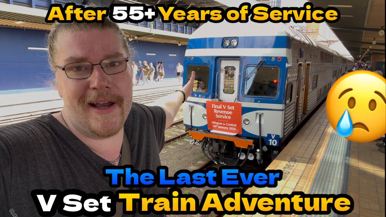 Sydney’s Last Ever V set Train Adventure Was Wild…