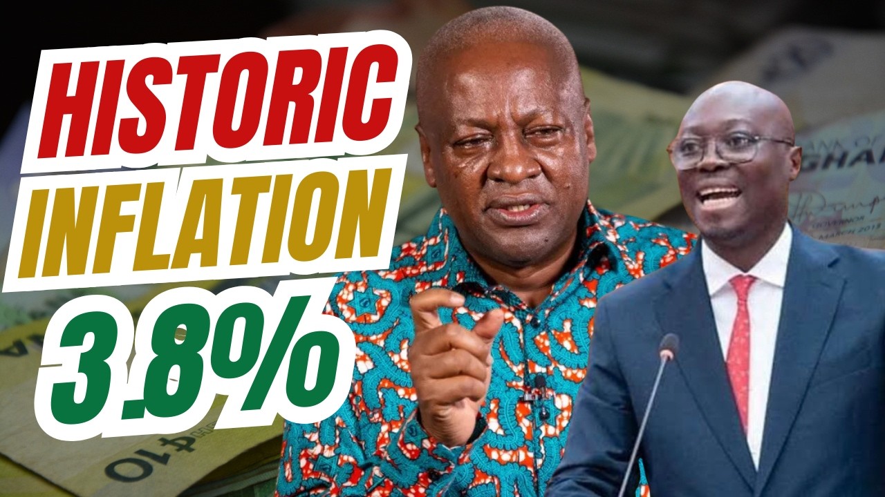 HISTORIC 3.8%: Ghana's Inflation Down For 13th Month Straight