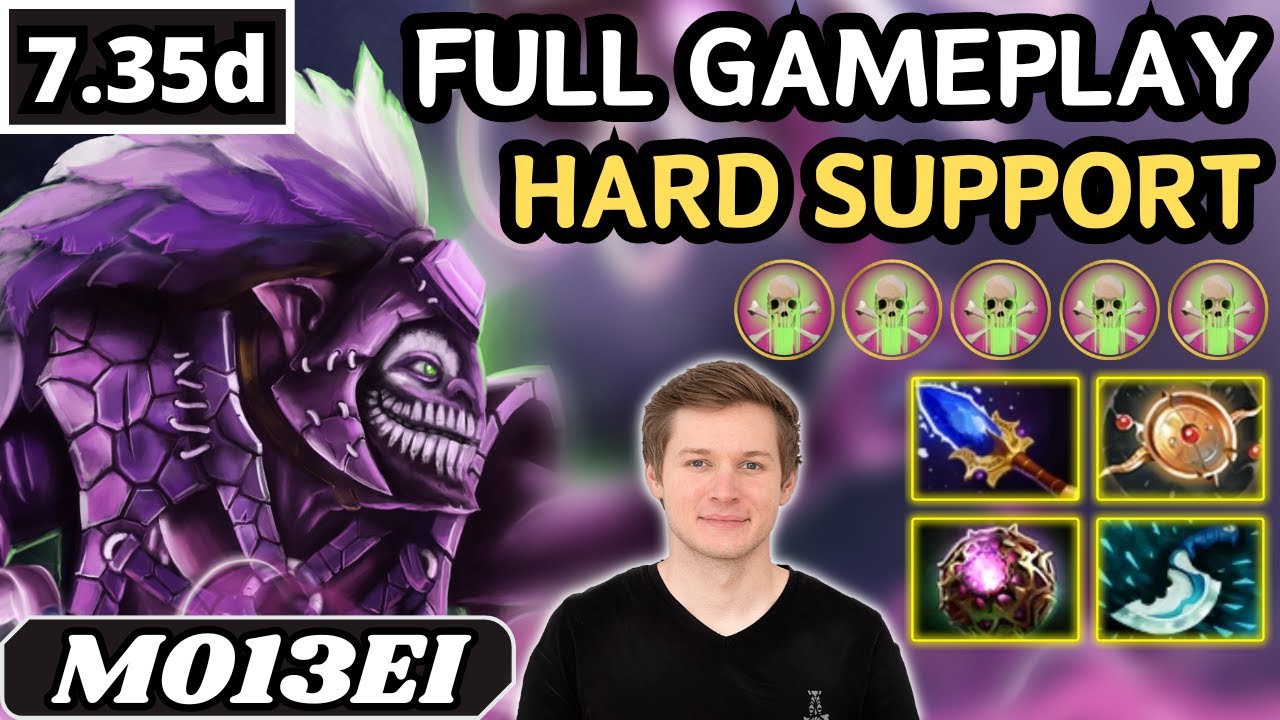 11500 AVG MMR - Mo13ei DAZZLE Hard Support Gameplay 27 ASSISTS - Dota 2 Full Match Gameplay