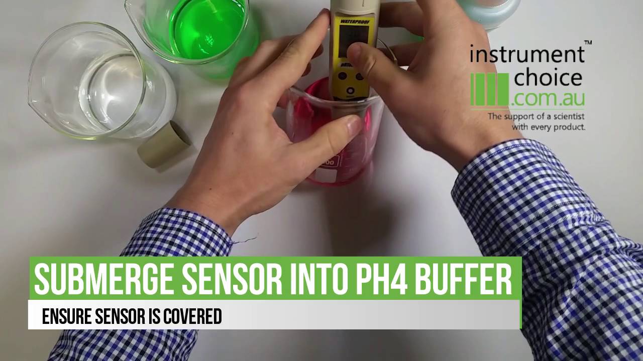 How do you calibrate a pH meter?