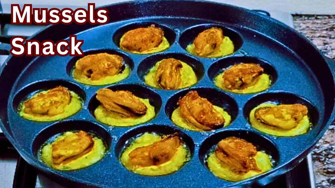 Mussels Stuffed Snack Recipe | Chippi fry Recipe | Chippi Paniyaram Recipe 
