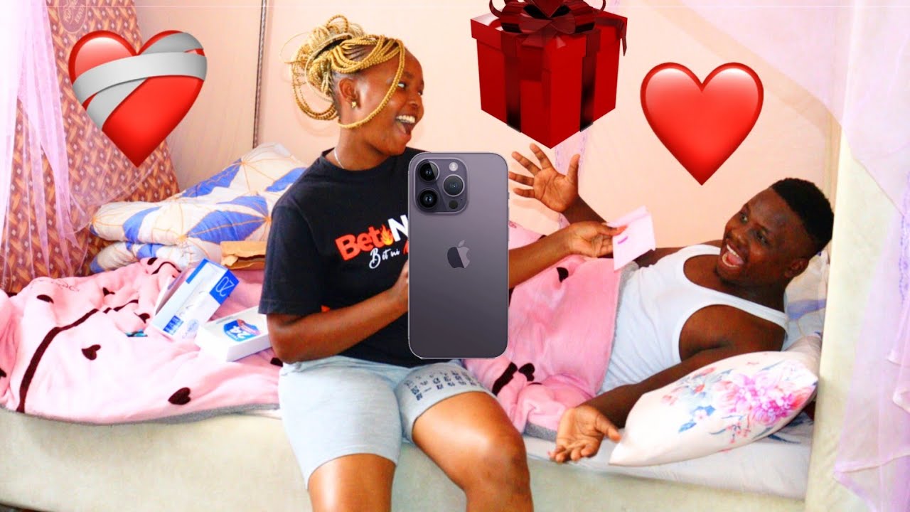 Acting rude on my husband Then Surprising him with iphone 14 promax😭He cried happiness