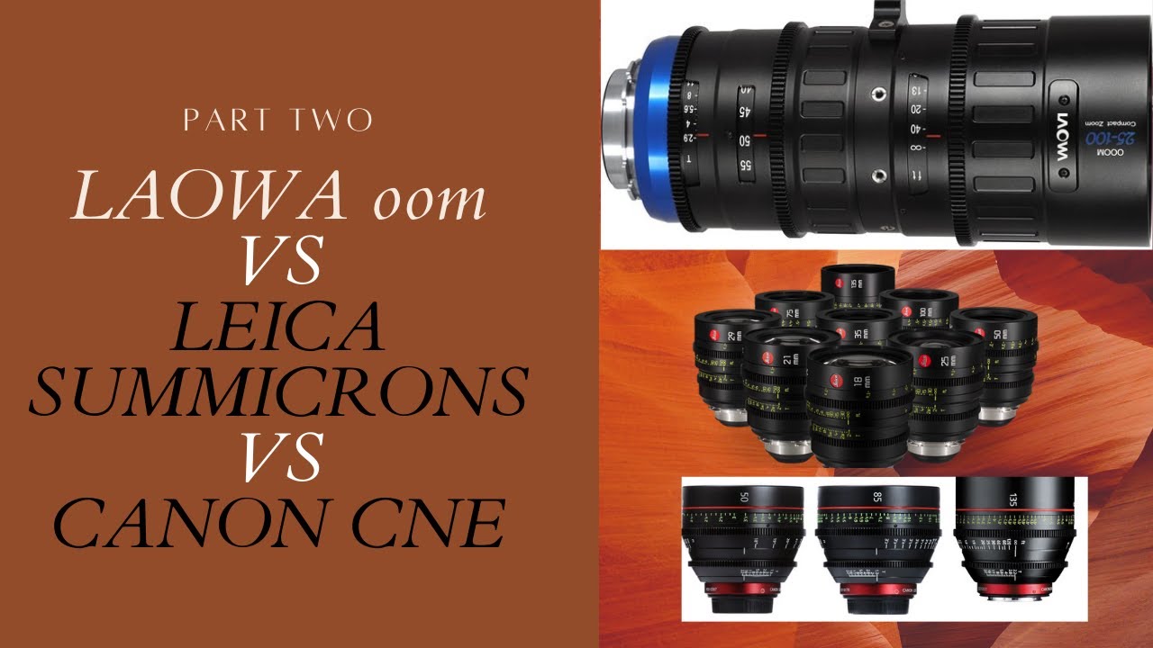 Laowa vs leica Summicrons  vs Canon CNE Part 02