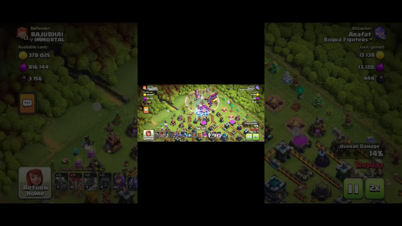 Clash of Clans &ndash; Can a MAX TH14 Destroy My TH13 Base? 😱 | Best TH13 Defence | 97% 1 Star Defence 🔥