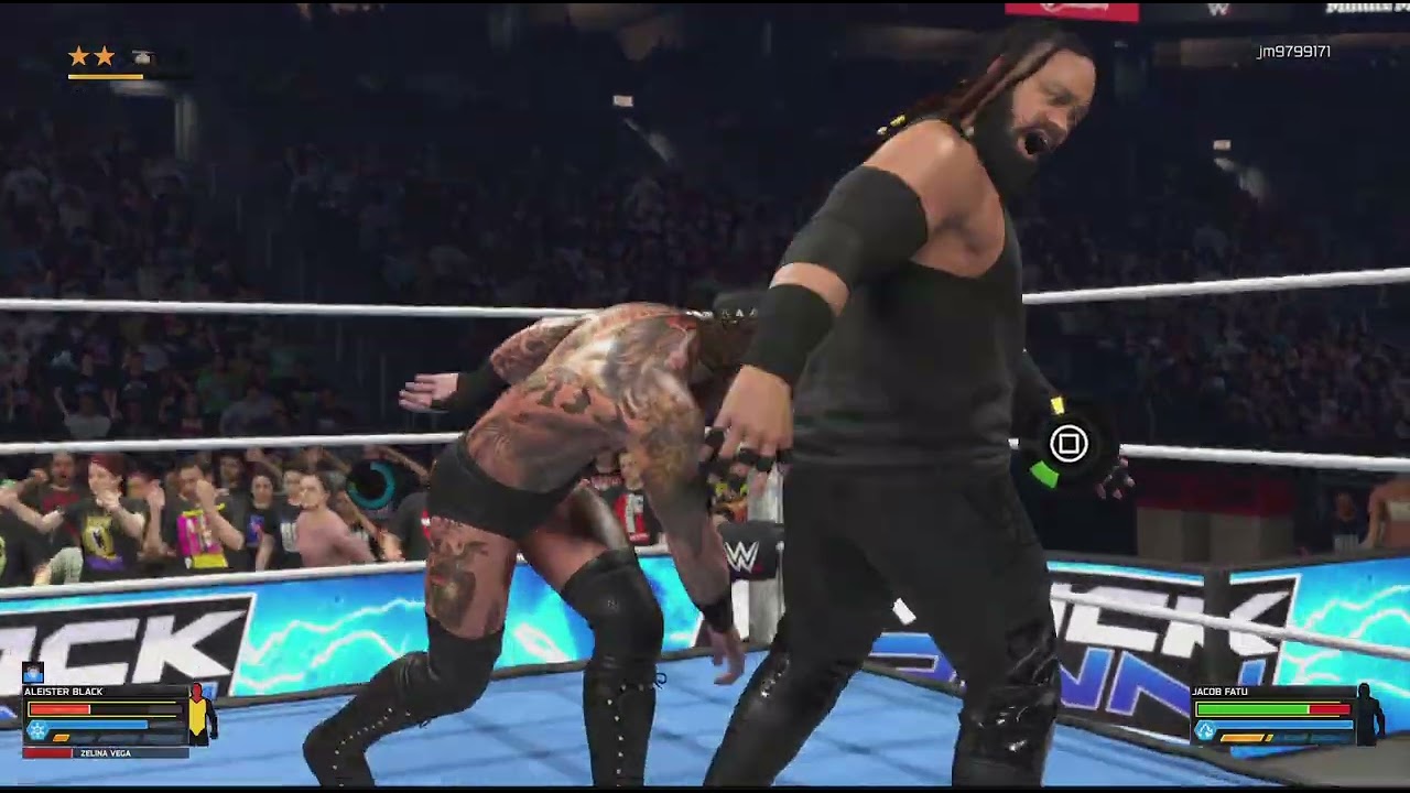 WWE 2K26_Падение Джейкоба тоже перевернулось.