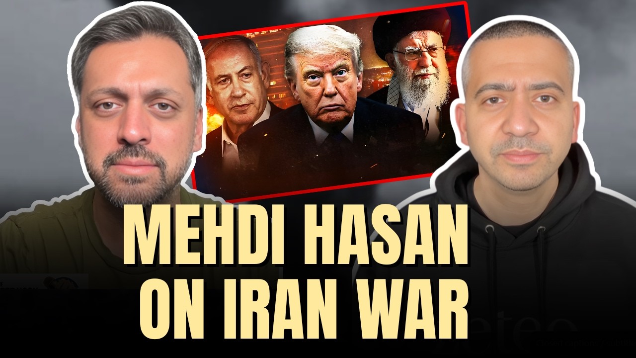 MEHDI HASAN Joins The Left Hook to discuss Trump and Israel's Illegal WAR with IRAN