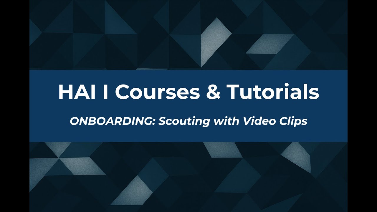 Handball.ai I Onboarding I 3) Scouting & Analysis: Scouting Module