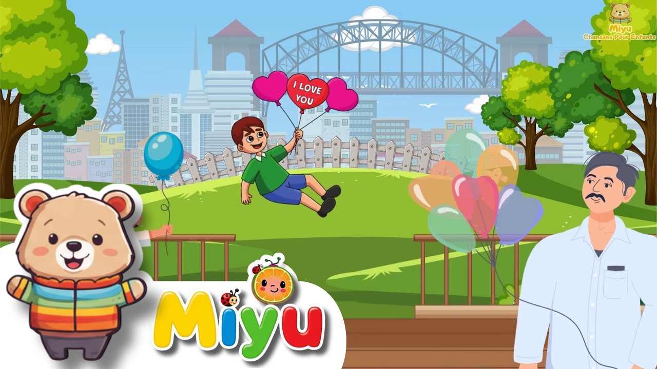 🎵✨ Ballons Colorés & Chansons Magiques pour Apprendre en S'Amusant ! | Miyu - Chansons Pour Enfants