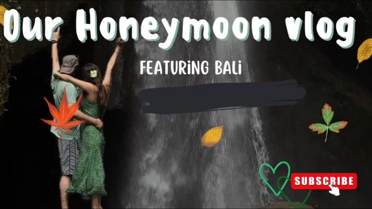 Honeymoon vibes in Bali #bali #waterfall #indonesia #beach 🫶🏻💫