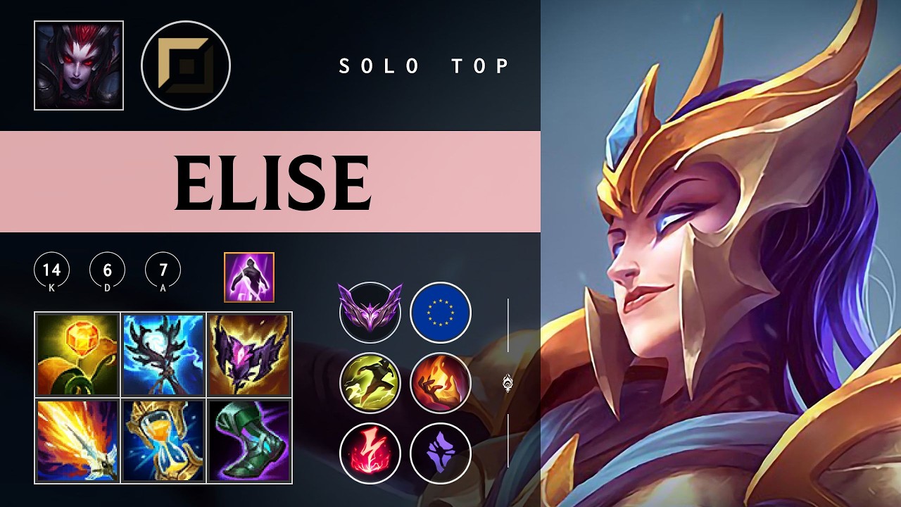 Elise Top vs Talon - EUW Master Patch 26.06