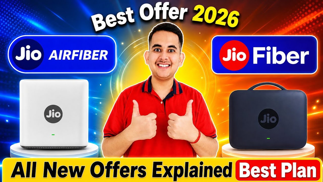 Jio AirFiber 4 BiG Update | All New Offers 2026 Which plan is best for you? 30 Mbps to 100 Mbps