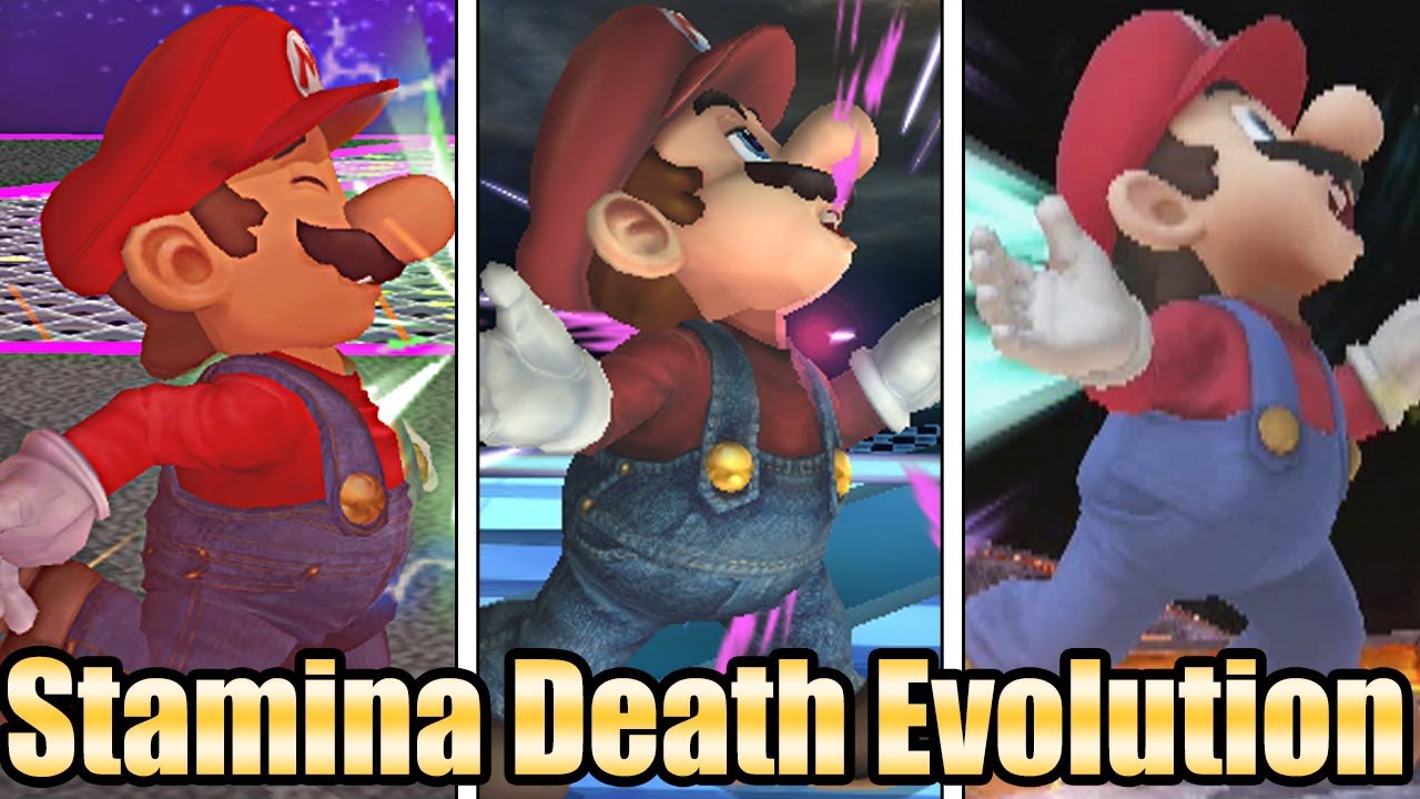 Evolution Of Stamina Death Animations In Super Smash Bros