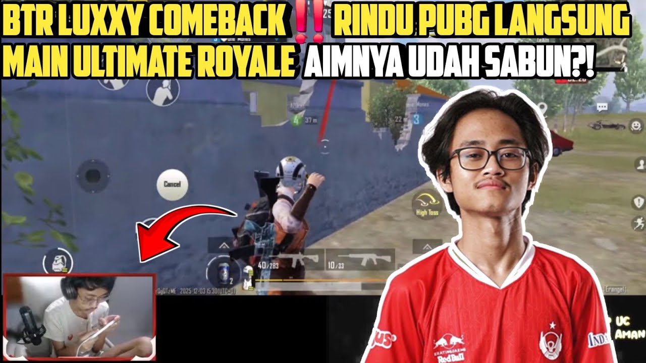 BTR LUXXY COMEBACK‼️ RINDU PUBG LANGSUNG MAIN ULTIMATE ROYALE PAKE DEVICE BARU - PUBG MOBLE