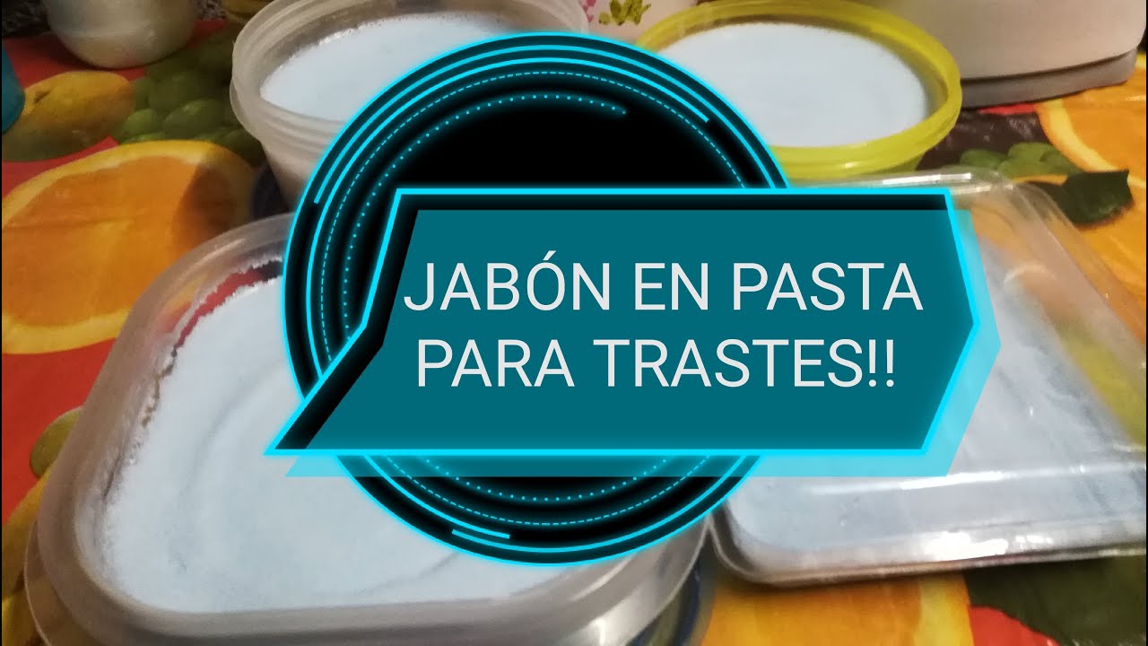 lavatrastes, en pasta, hazlo tú misma, como el que compras en el super. ✔✅🛒💰ahorra dinero!!!