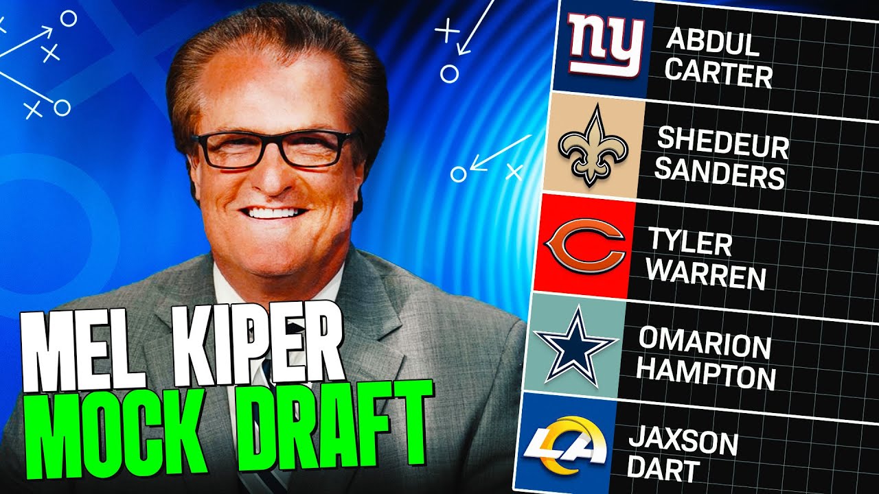 Mel Kiper Jr's TWO ROUND 2025 NFL Mock Draft | PFF NFL Show