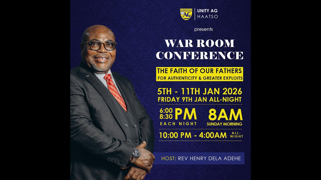 WELCOME TO OUR SUNDAY SERVICE WITH REV. HERNY DELA ADEHE || 25TH JANUARY, 2026