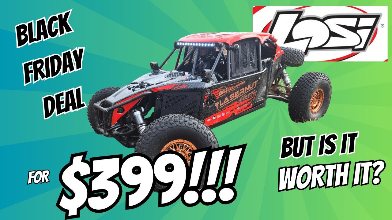 Скидка 399 долларов на Чёрную пятницу! Losi Super Lasernut в масштабе 1/6