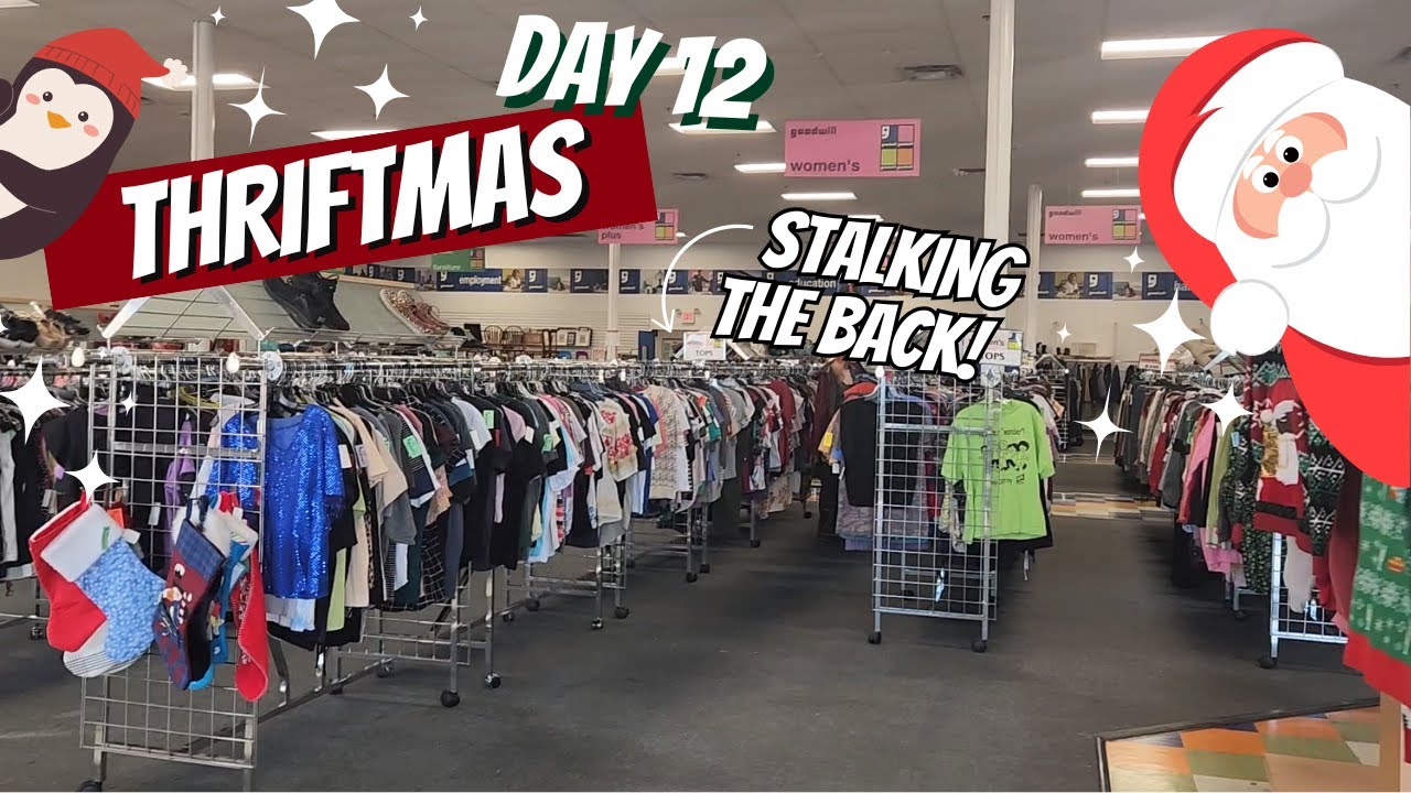 The LAST DAY OF THRIFTMAS! Day 12 Thrift With Me at Goodwill | What Sells Fast Online #thrifting