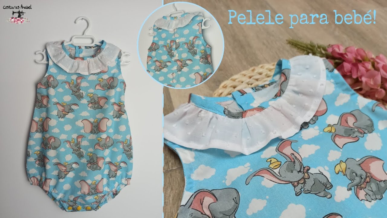 Cómo hacer un pelele para bebé 👶🏻| Patrón en varias tallas 🧵