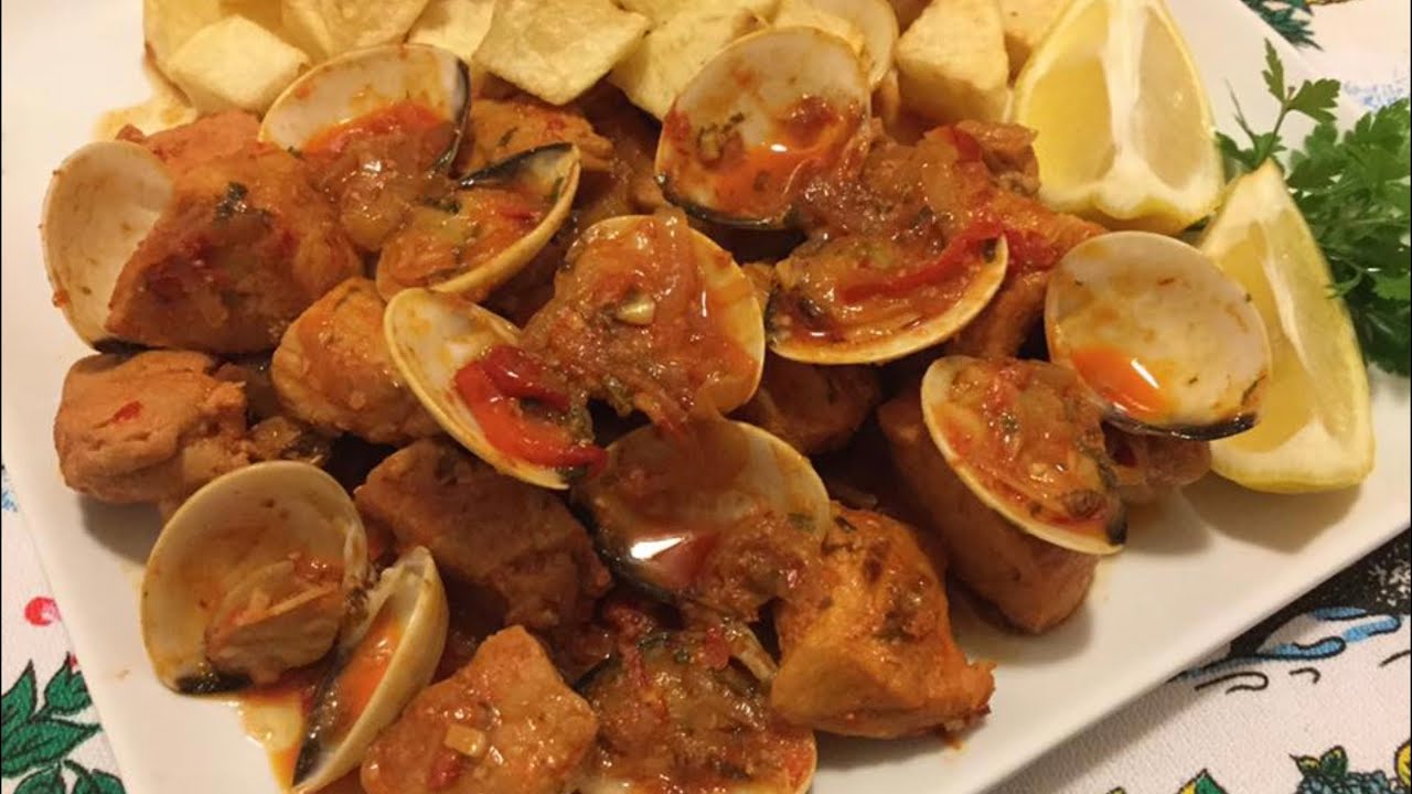 Carne de Porco à Alentejana à minha Maneira