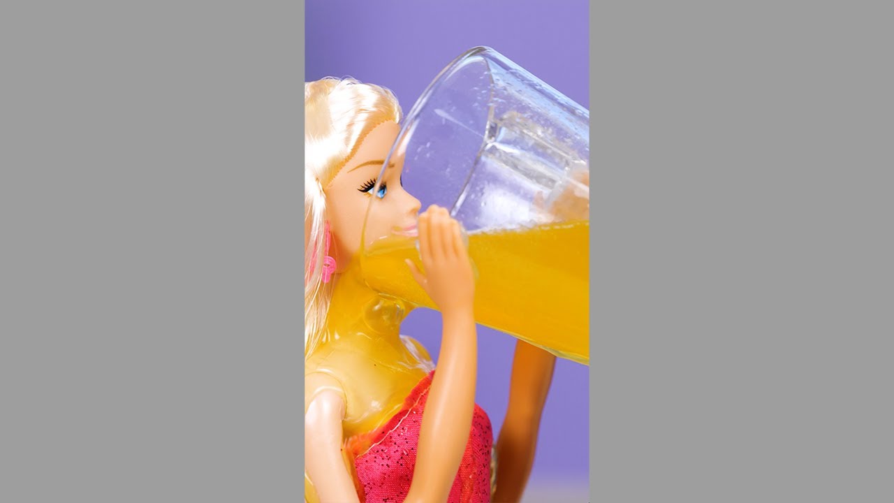 Mini Water Dispenser For Barbie🔥 #Shorts
