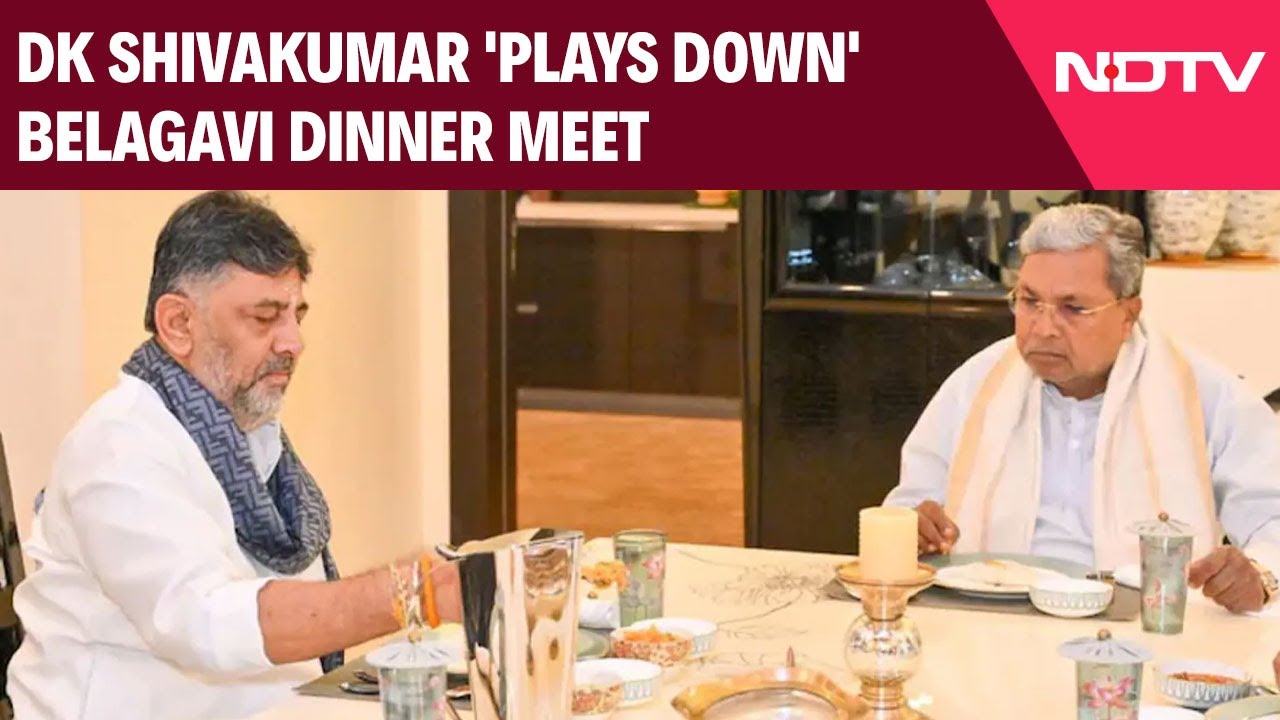 Karnataka Congress | Karnataka Leadership Tussle: DK Shivakumar 'Plays Down' Belagavi Dinner Meet