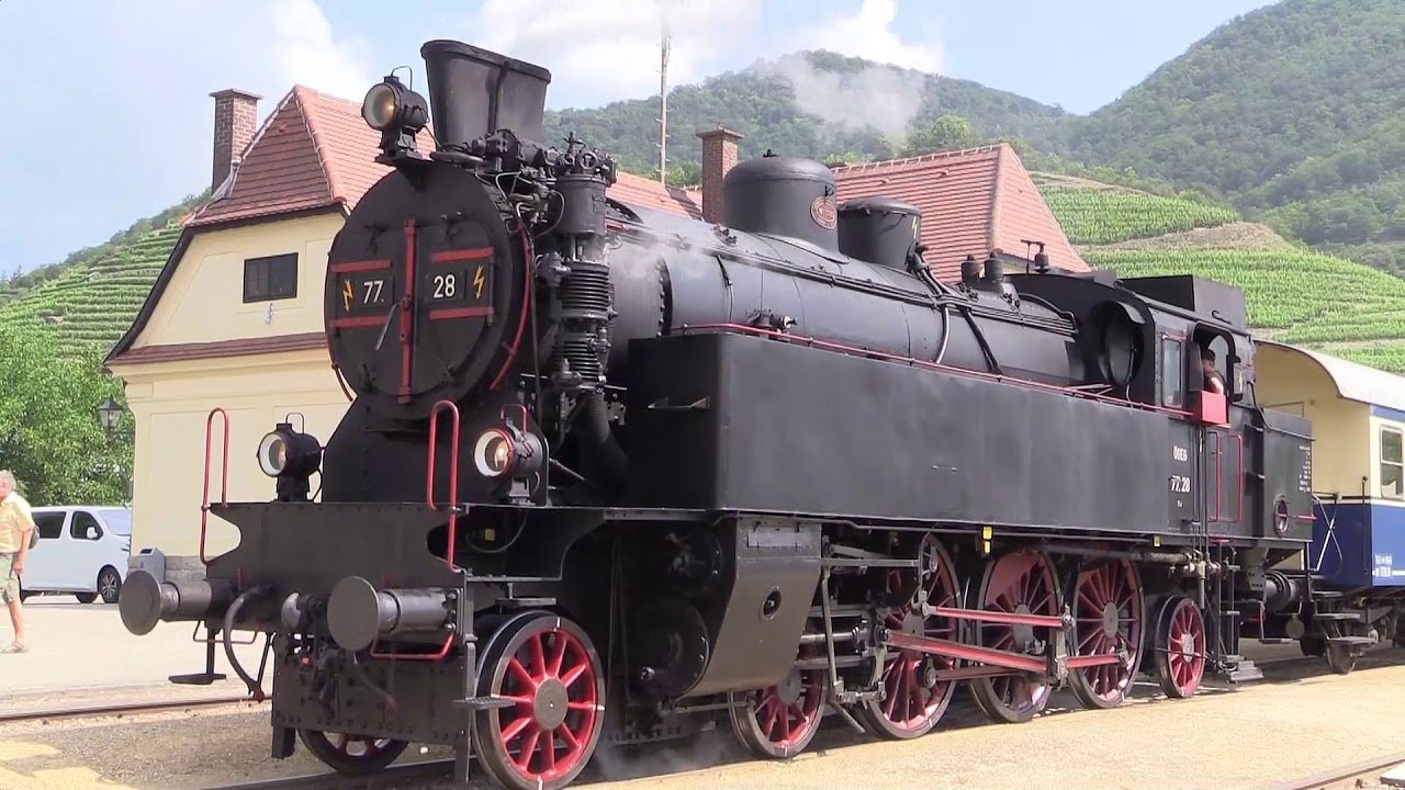 Dampflok ÖGEG 77.28 in der Wachau