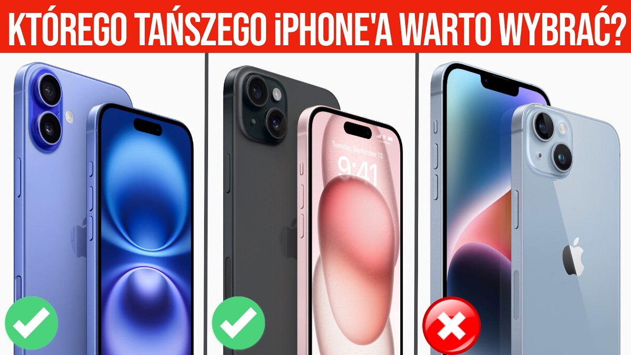 iPhone 16 vs iPhone 15 vs 14, a może 13? Kt&oacute;rego TAŃSZEGO iPhone&rsquo;a Kupić w 2024?