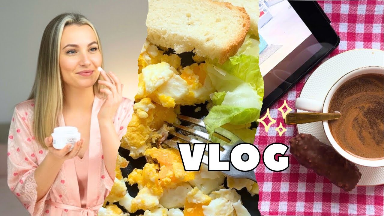 Day in my life 🩷 | Aesthetic vlog 🌷| yummy breakfast, new skincare & shopping at Jysk