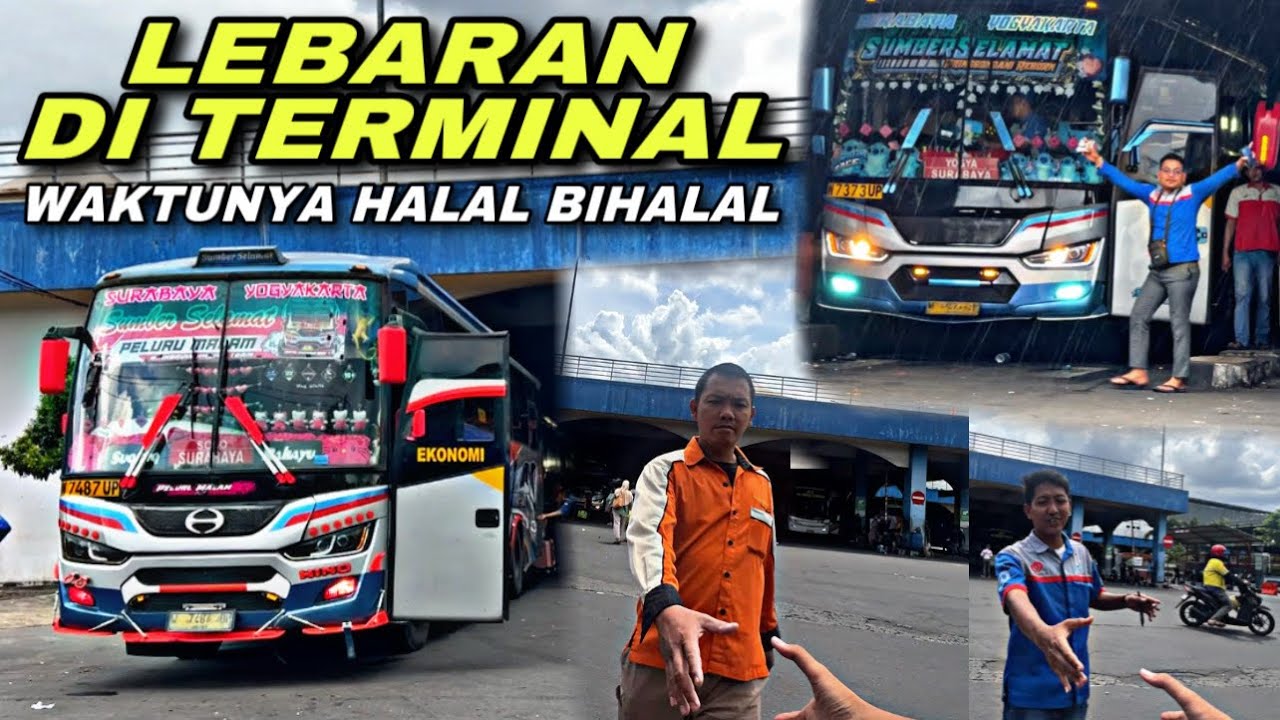 Suasana Lebaran Di Terminal 🥰 Waktunya Halal Bihalal , Bus Tetap Jalan ❗️| Pintu Timur Tirtonadi