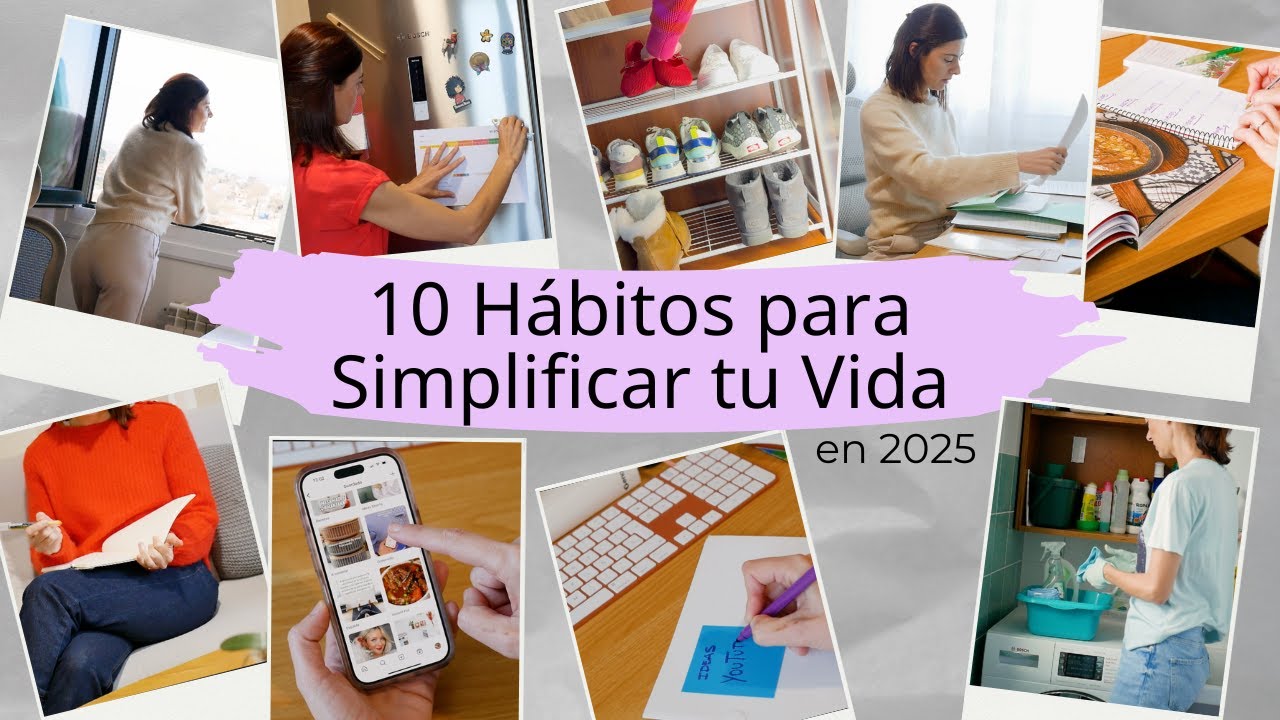 10 H&Aacute;BITOS SIMPLES para Mejorar Tu Vida este 2025 - VIVAIA