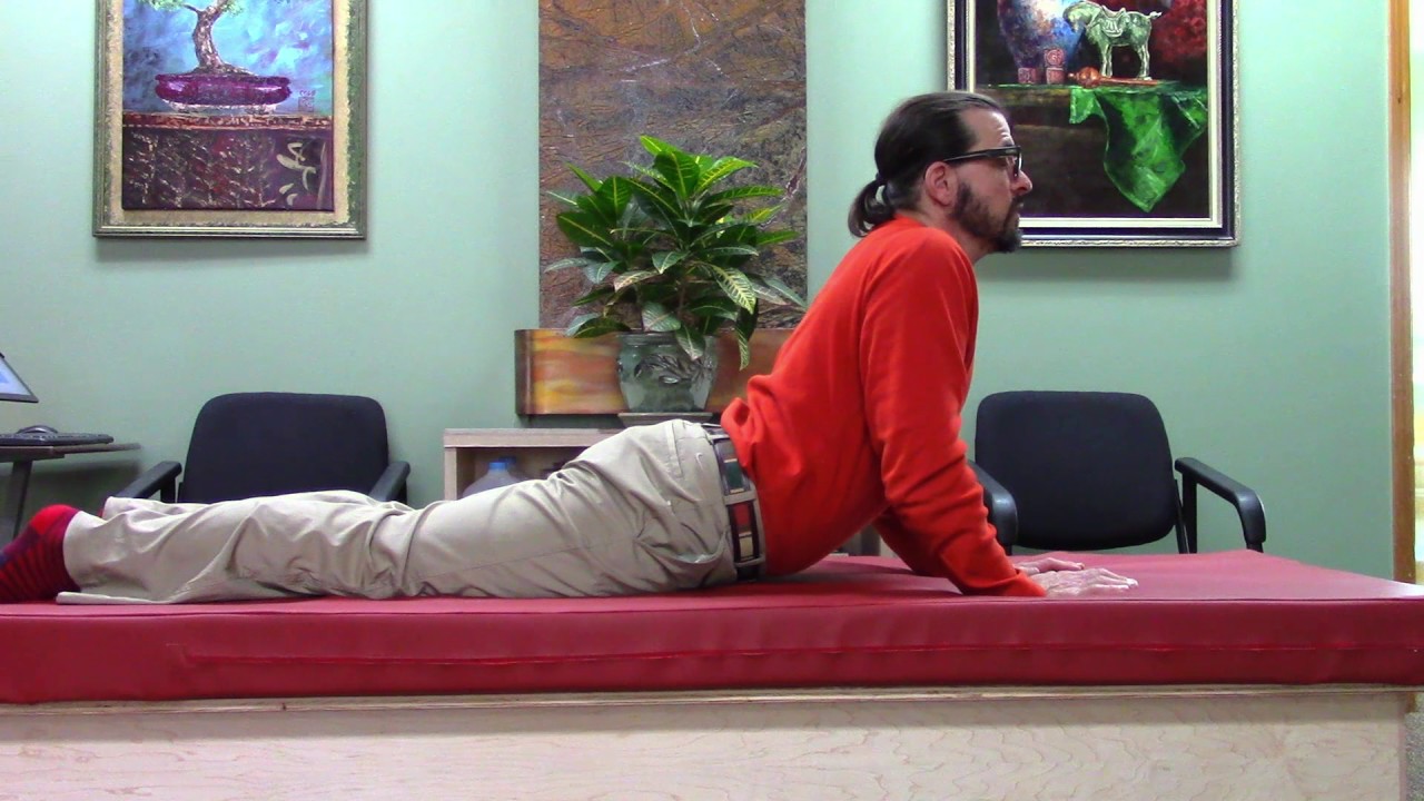 Press-Up Stretch For Back Pain - Chiropractor, Portland, OR 97239