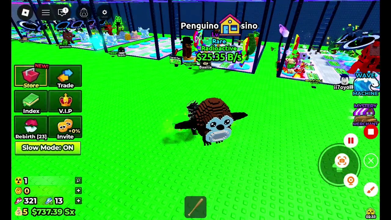 Παιζω το Escape tsunami for brainrot στο roblox 