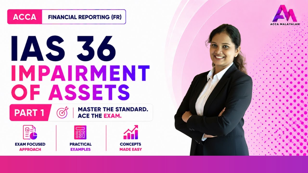 IMPAIRMENT OF ASSETS ( IAS 36 ) - ACCA - FINANCIAL REPORTING- in Malayalam
