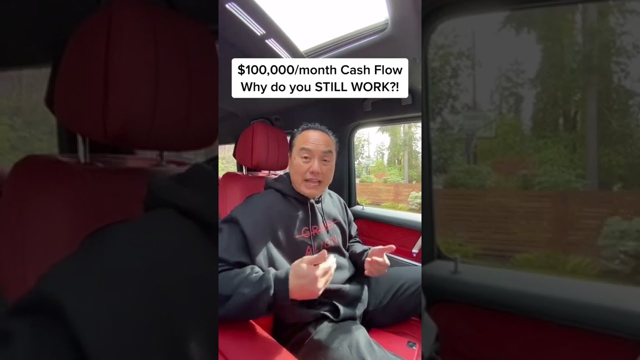 $100,000/month Cash Flow Why Do I STILL WORK?! #Shorts